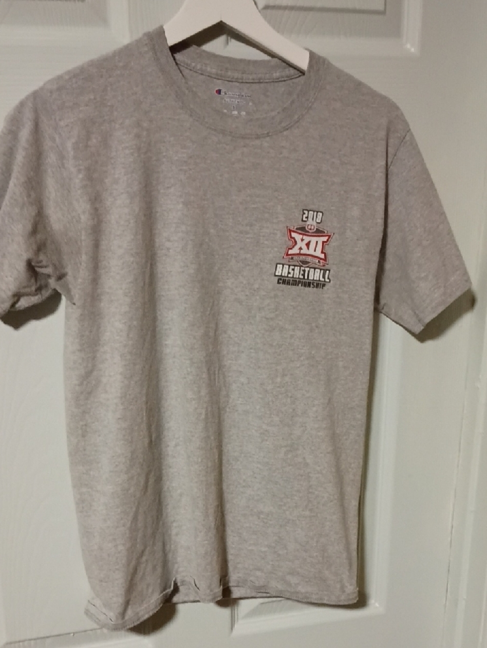 Champion Light Gray Short Sleeve Basketball Championship Tee